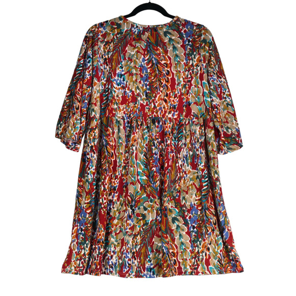 NWT Beeson River Tunic Sweater Women 1X Multicolor Baby Doll Top Boho Cozy Chic - Picture 6 of 8